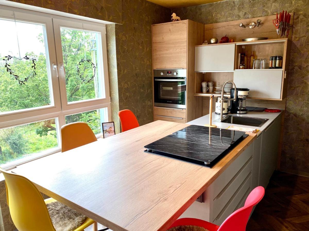 Hof Vierzehnender Im Hohen Venn - 70Qm Maisonette - 2 Schlafzimmer - Wohnkueche - Balkon Mit Grill - Monschau - Eifel - Hunde Willkommen - Islandpferde מראה חיצוני תמונה