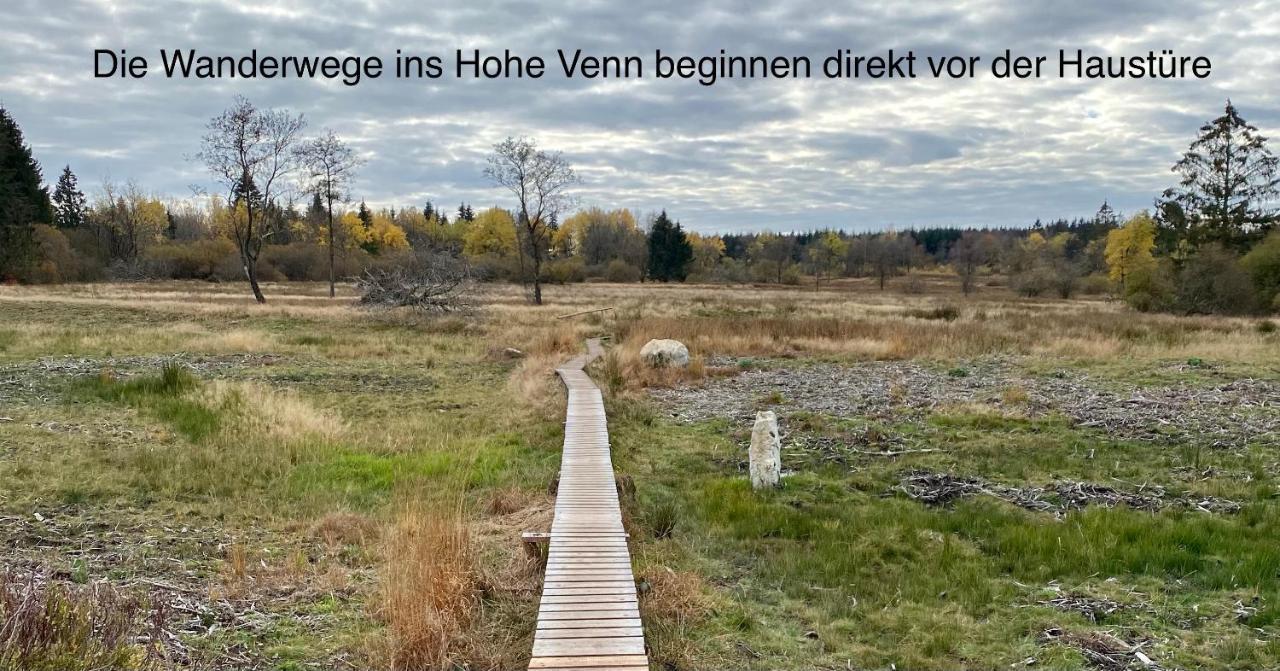 Hof Vierzehnender Im Hohen Venn - 70Qm Maisonette - 2 Schlafzimmer - Wohnkueche - Balkon Mit Grill - Monschau - Eifel - Hunde Willkommen - Islandpferde מראה חיצוני תמונה
